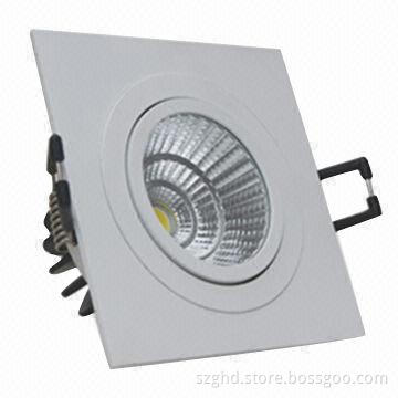 LED COB Downlight, 7.2W Power, Made of Aluminum + Glass Materials, Lumen of More than 525lm